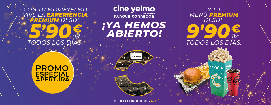 Promoción MovieYELMO Apertura Parque Corredor