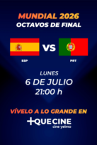 España vs Portugal. Copa Mundial de la FIFA 2026
