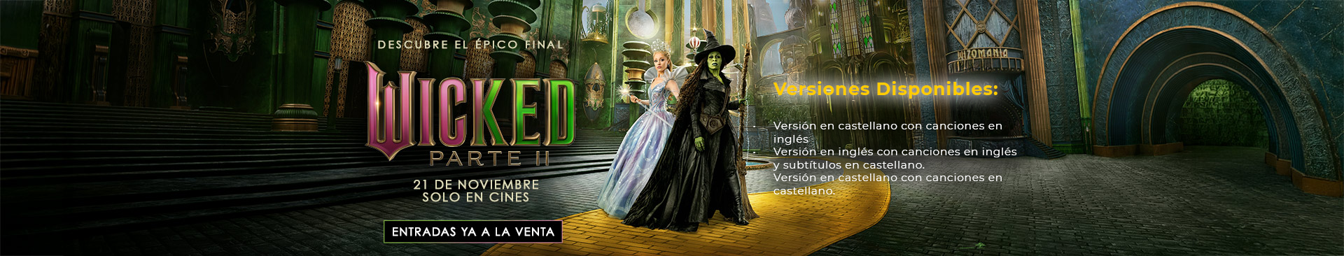 VERSIONES WICKED