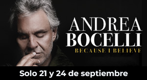 ANDREA BOCELLI: BECAUSE I BELIEVE