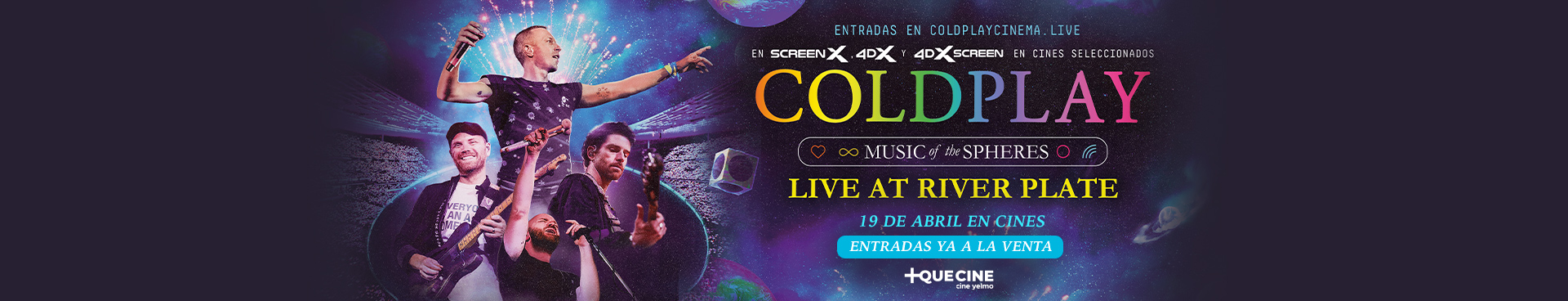 Coldplay live at river plate